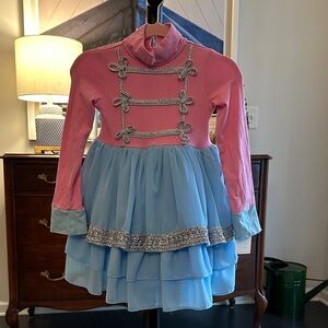 Only Little Once - Pastel Nutcracker Soldier Twirl Dress - 2T